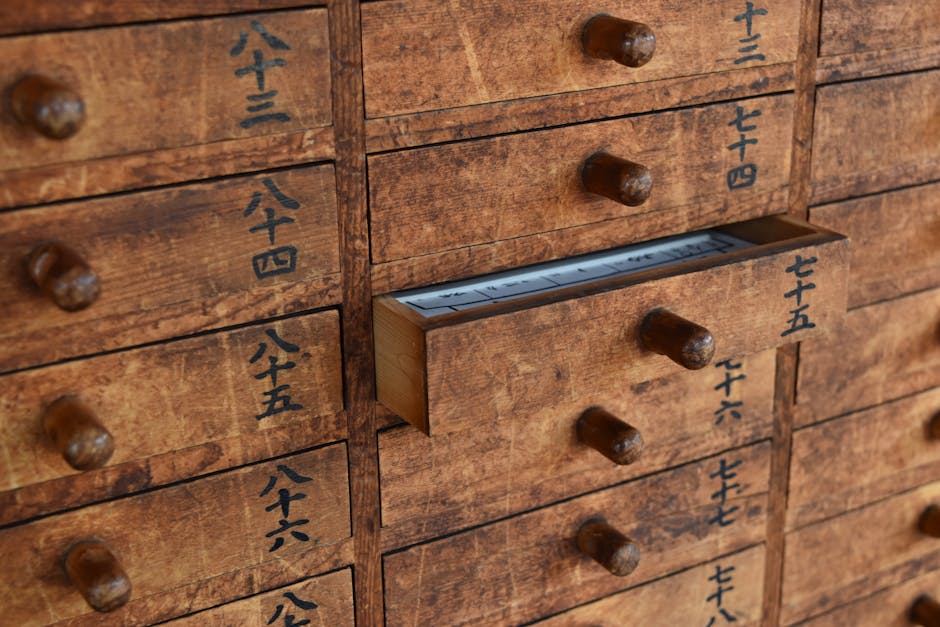 Custom wooden drawers and interior cabinet organizers